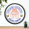 Puget Sound Puppy Wear Wall Clock