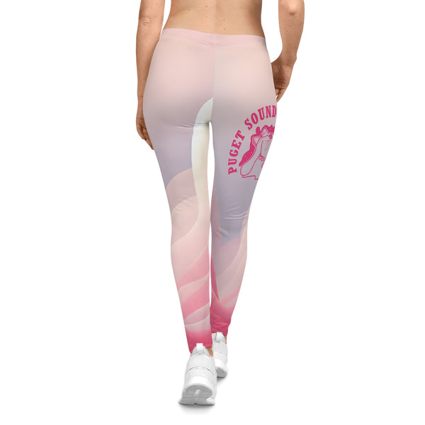 Women's Casual  Puget sound lady Hound Leggings (AOP)