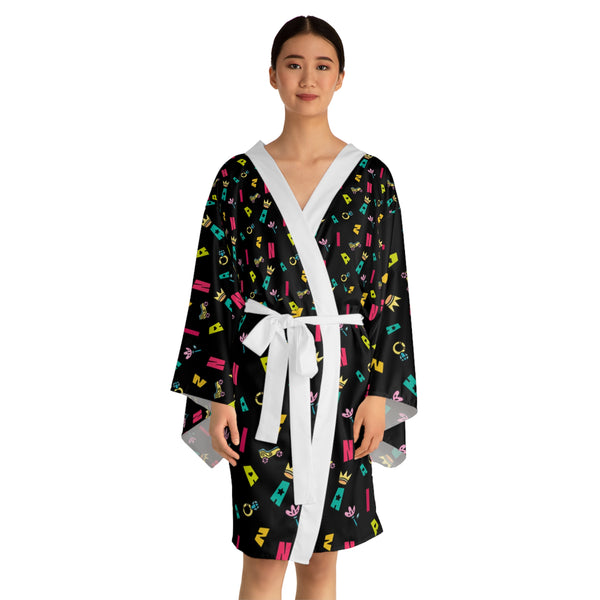 Long Sleeve Zaina The Phenom Print Kimono Robe (AOP)