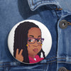 Custom Zaina The Phenom Pin Buttons