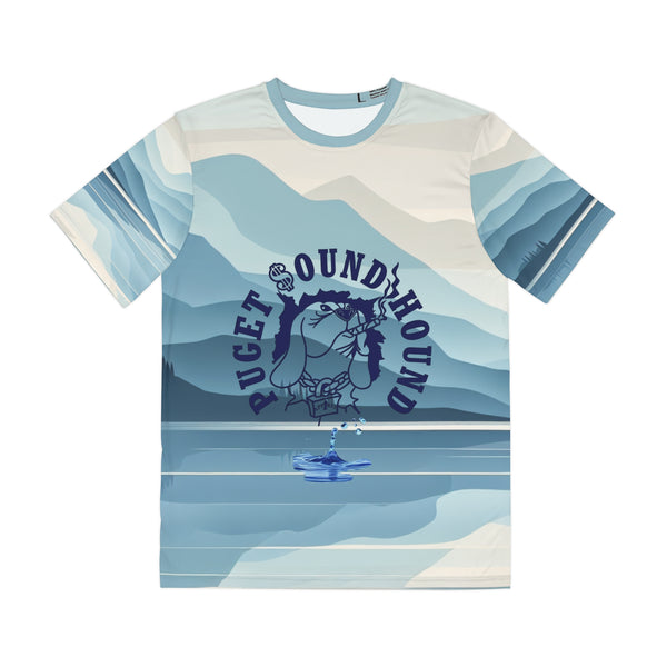 Puget Sound Hound Apparel WaterCloud Men's Polyester Tee (AOP)