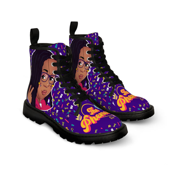 Women's Canvas zaina the phenom logo Boots