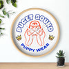 Puget Sound Puppy Wear Wall Clock