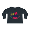 I Love Zainas Music Toddler Long Sleeve Tee