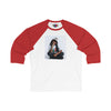 Womens  3\4 Sleeve Zaina Logo  Baseball Tee