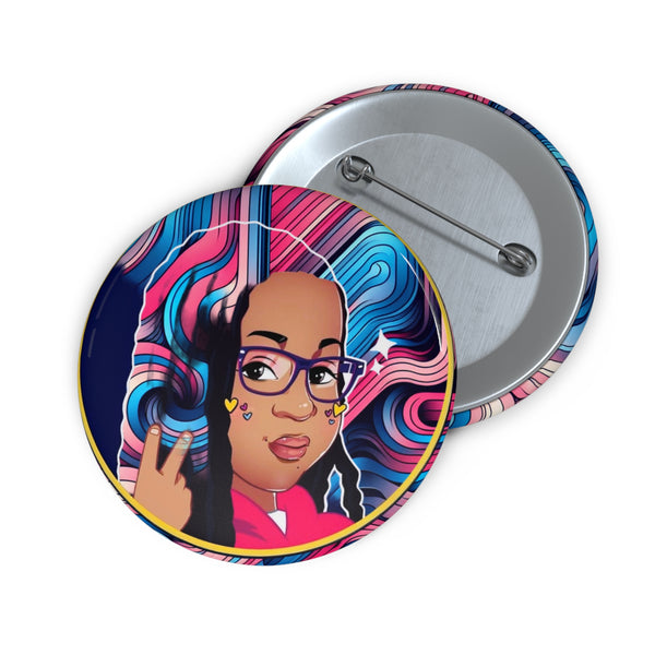 Custom Zaina The Phenom Mascot Pin Buttons