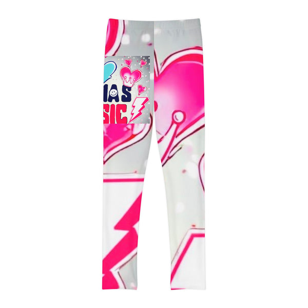 I Love Zainas Music Girls Youth Full-Length Leggings (AOP)