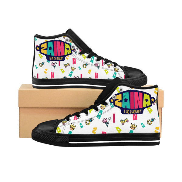 Men's Zaina The Phenom Print/Logo Classic Sneakers