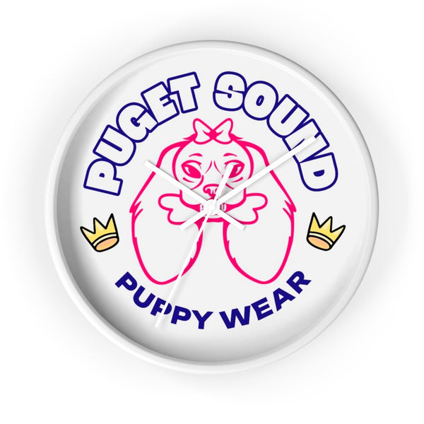 Puget Sound Puppy Wear Wall Clock