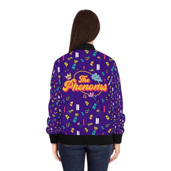 Women's Zaina The Phenom Print  Bomber Jacket (AOP)