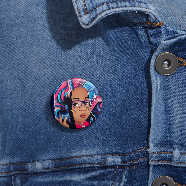 Custom Zaina The Phenom Mascot Pin Buttons