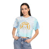 Women's Lady Hound  Tie-Dye Crop Tee