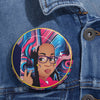 Custom Zaina The Phenom Mascot Pin Buttons