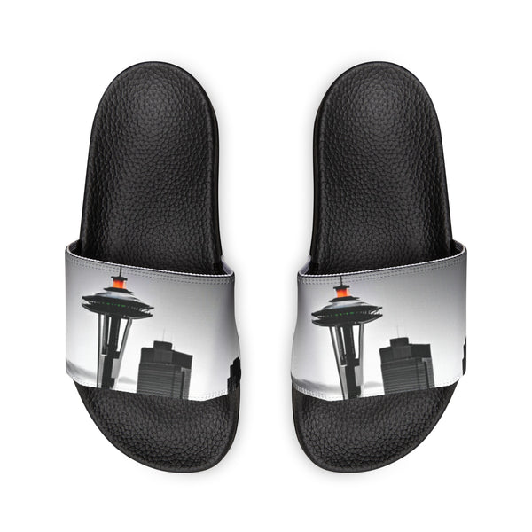 Space Needle Youth Removable-Strap Sandals