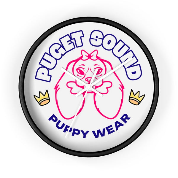 Puget Sound Puppy Wear Wall Clock