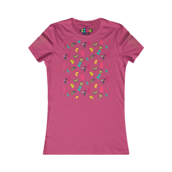 Women's Zaina The Phenom Logo Print  Favorite Tee