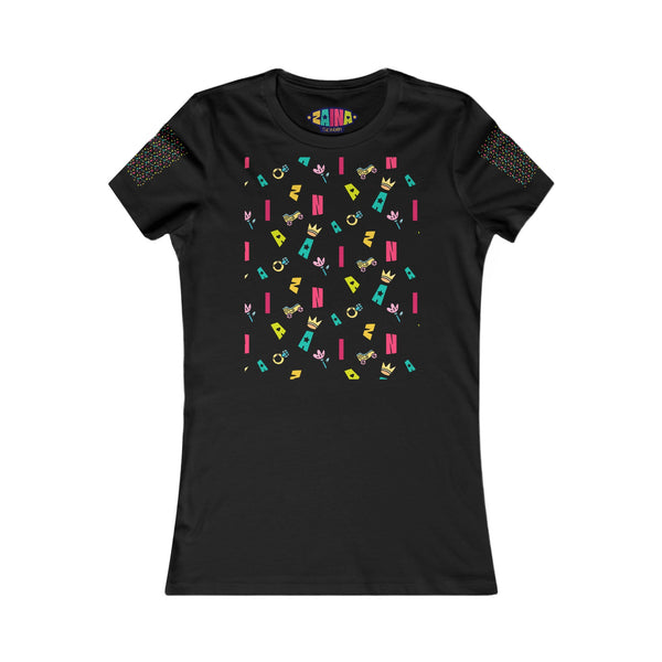 Women's Zaina The Phenom Logo Print  Favorite Tee