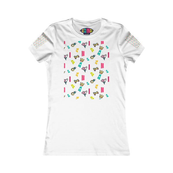 Women's Zaina The Phenom Logo Print  Favorite Tee