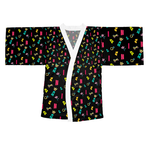 Long Sleeve Zaina The Phenom Print Kimono Robe (AOP)