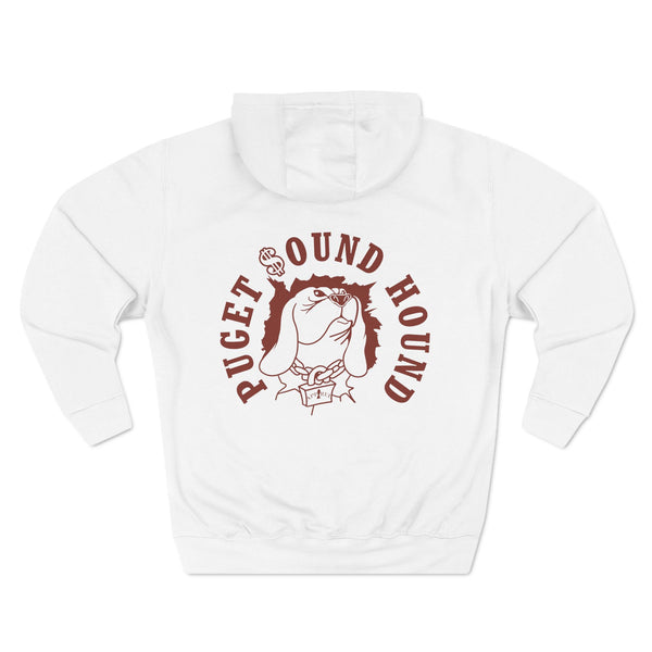 Puget Sound Hound Apparel Three-Panel Fleece Hoodie