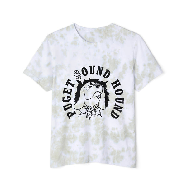 Mens Puget Sound Hound  Fashion Tie-Dyed T-Shirt