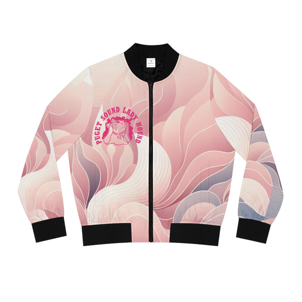 Women's Puget Sound Lady Hound Bomber Jacket (AOP)