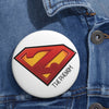 Zaina The Phenom Custom Pin Buttons