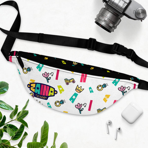 Zaina The Phenom Print/Logo Fanny Pack