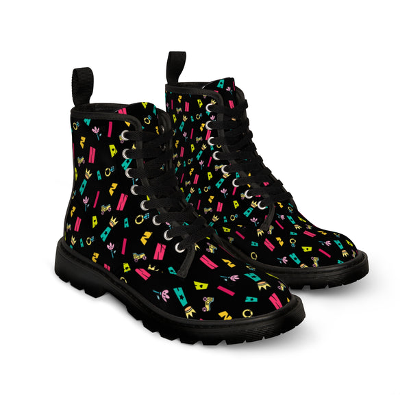 Women's Zaina The Phenom Print Canvas Boots