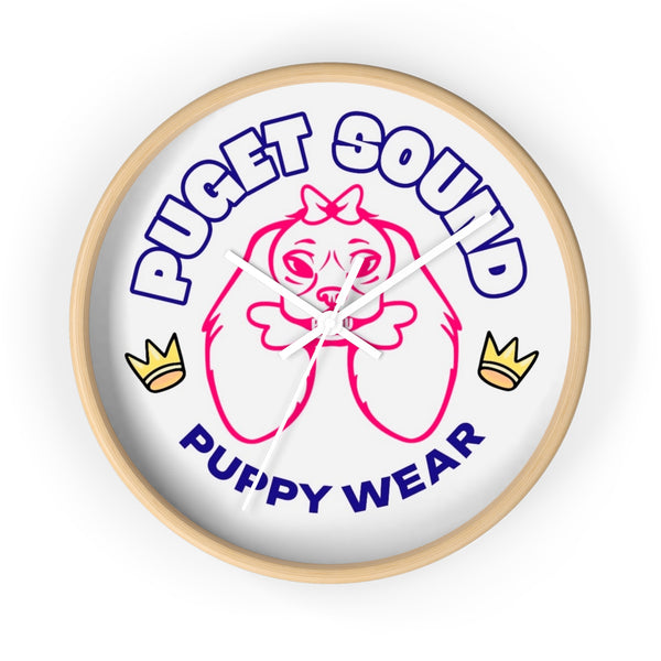 Puget Sound Puppy Wear Wall Clock