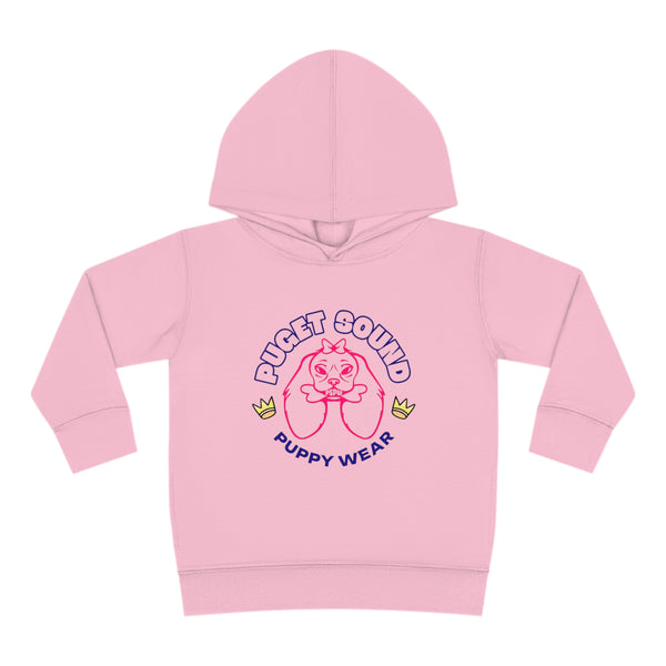 Puget Sound Puppy Wear Girls Toddler Pullover Fleece Hoodie