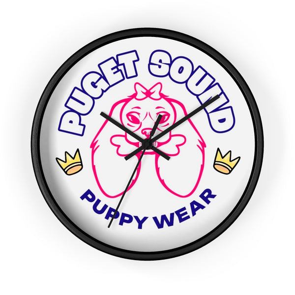 Puget Sound Puppy Wear Wall Clock