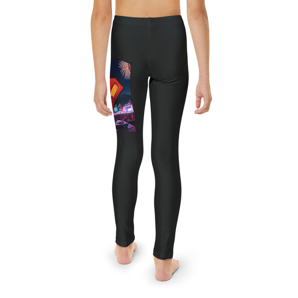 Zaina The Phenom Logo Youth Full-Length Leggings (AOP)