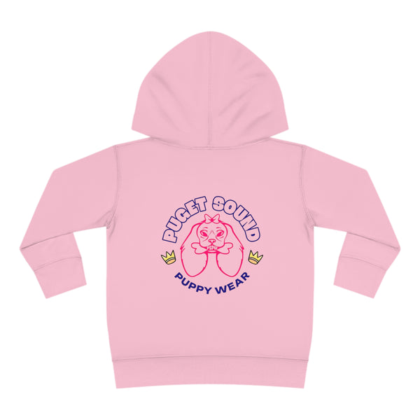 Puget Sound Puppy Wear Girls Toddler Pullover Fleece Hoodie