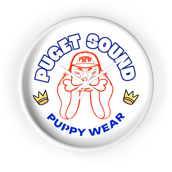 Puget Sound Puppy Wear Wall Clock