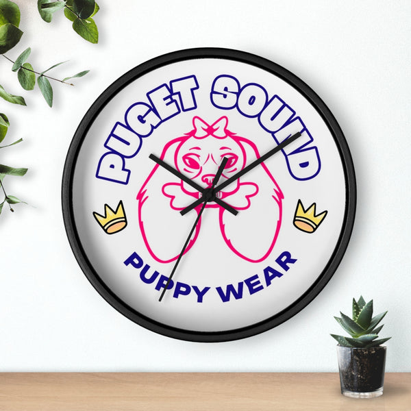 Puget Sound Puppy Wear Wall Clock