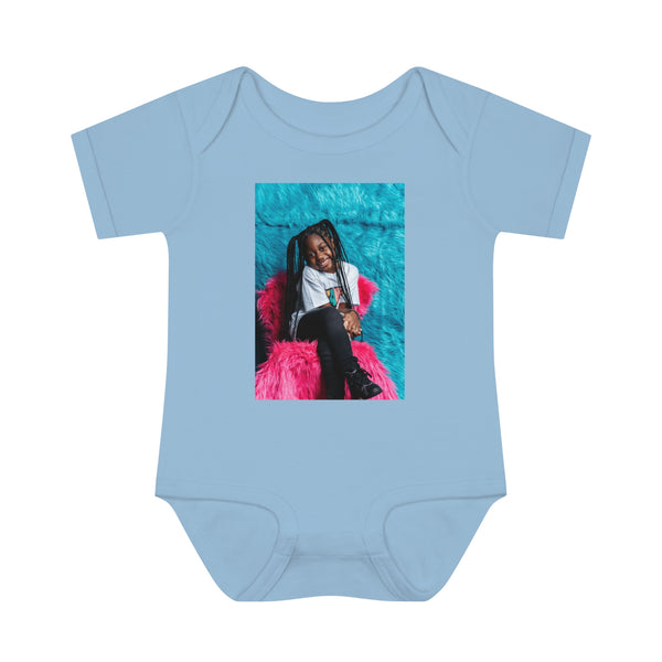 Infant Baby Zaina Pic  Rib Bodysuit