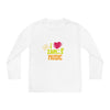 I Love Zainas Music Youth Long Sleeve Competitor Tee