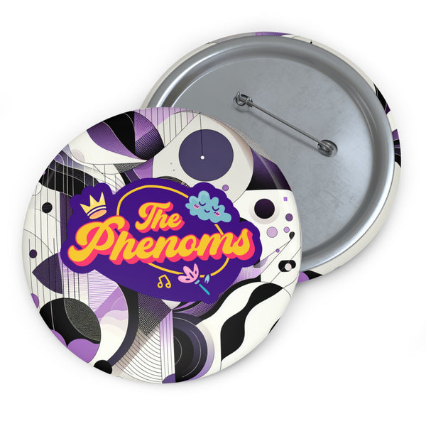 The Phenoms Custom Pin Buttons