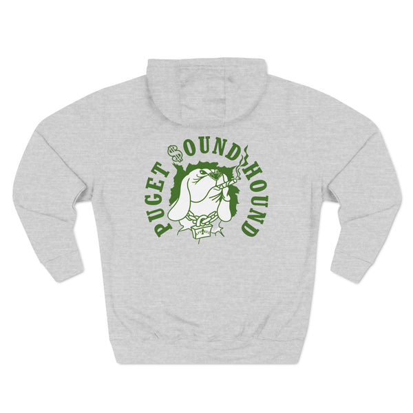 Puget Sound Hound Apparel Three-Panel Fleece Hoodie