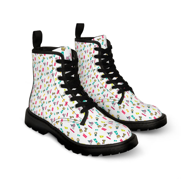 Women's Canvas Zaina The Phenom Print Boots