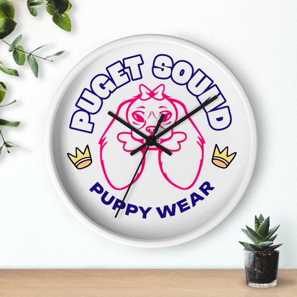 Puget Sound Puppy Wear Wall Clock