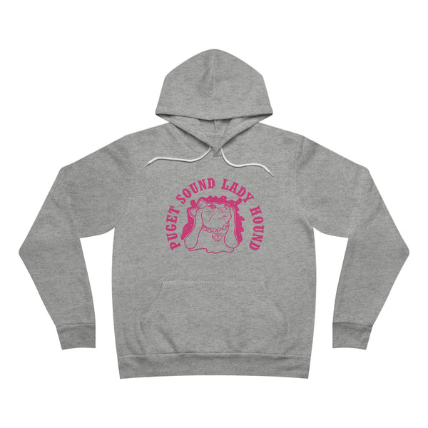 Puget Sound Lady Hound  Sponge Fleece Pullover Hoodie