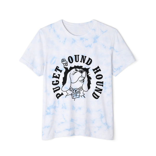 Mens Puget Sound Hound  Fashion Tie-Dyed T-Shirt