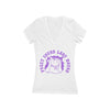 Women's Jersey  Lady Hound Short Sleeve Deep V-Neck Tee