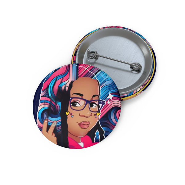 Custom Zaina The Phenom Mascot Pin Buttons