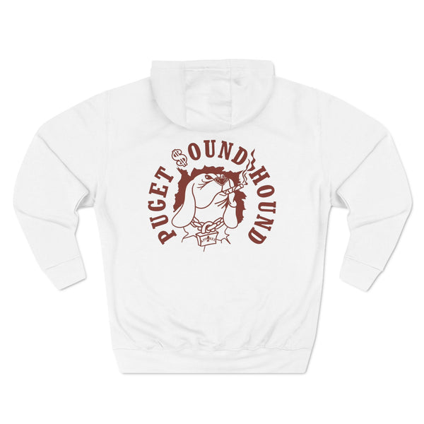 Puget Sound Hound Apparel Three-Panel Fleece Hoodie