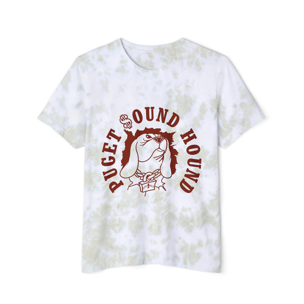 Mens Puget Sound Hound Fashion Tie-Dyed T-Shirt