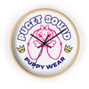 Puget Sound Puppy Wear Wall Clock