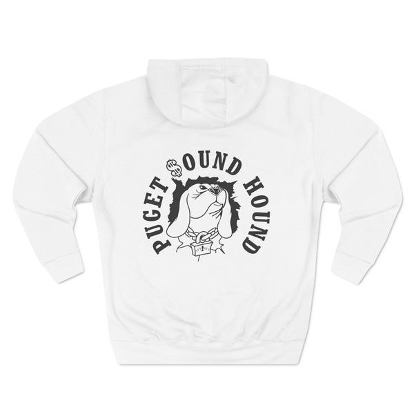 Puget Sound Hound Apparel Three-Panel Fleece Hoodie